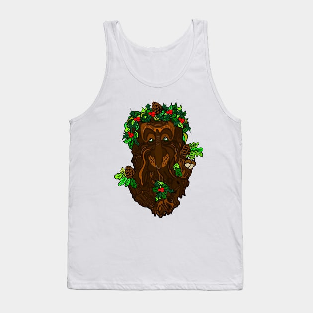 Yuletide Greenman Tank Top by imphavok